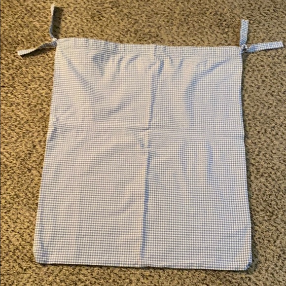Pottery Barn Kids Drawstring Gingham Bag - Picture 1 of 4